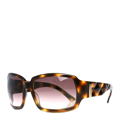 Chanel Acetate Quilted Sunglasses 5061 Tortoise 1 of 4