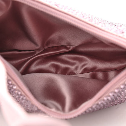 Prada Satin Crystal Mini Re-Edition 2000 Bag Alabastro 5 of 9