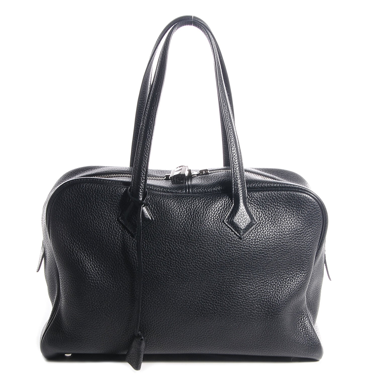 Hermes Taurillon Clemence Victoria II 35 Black 1 of 17