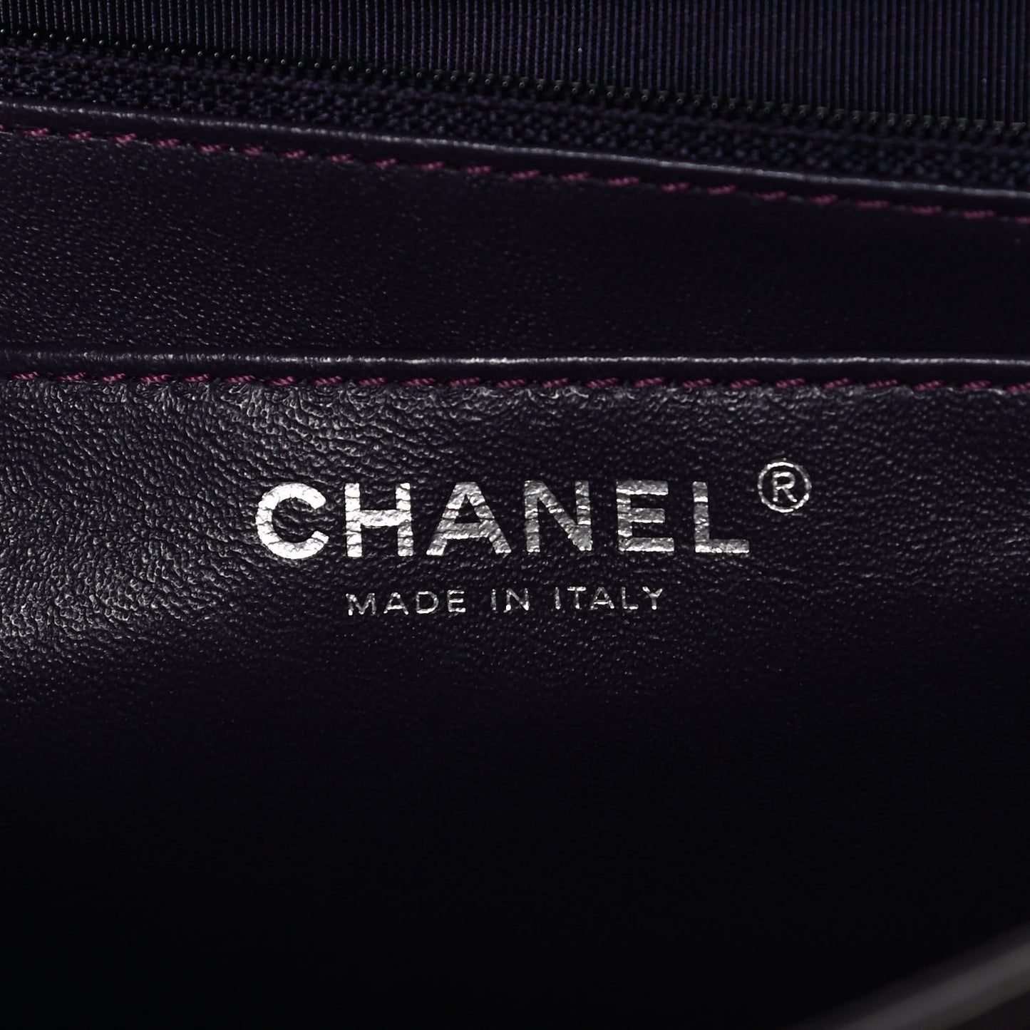Patent Quilted Jumbo Single Flap Dark Purple