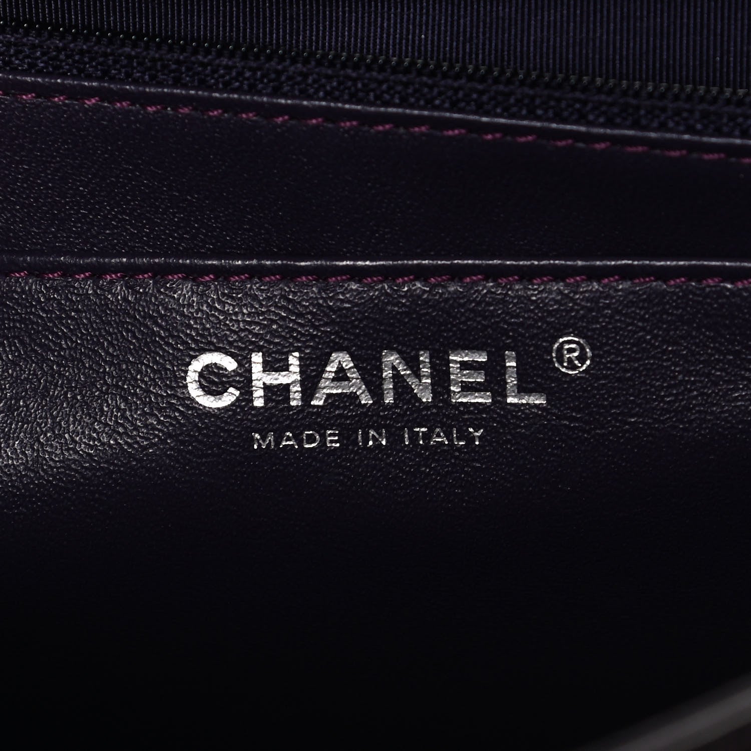 Chanel Patent Quilted Jumbo Single Flap Dark Purple 5 of 9