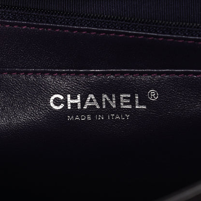 Chanel Patent Quilted Jumbo Single Flap Dark Purple 5 of 9
