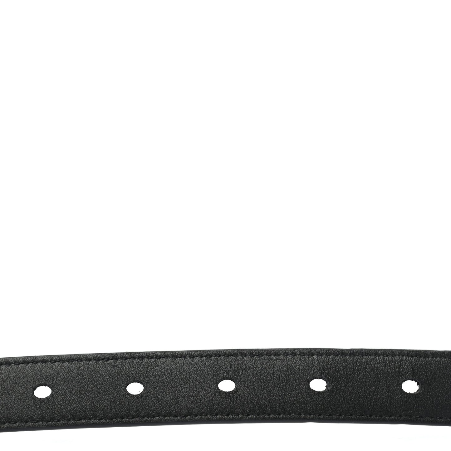 Smooth Calfskin Monogram Square Buckle Belt 100 40 Black