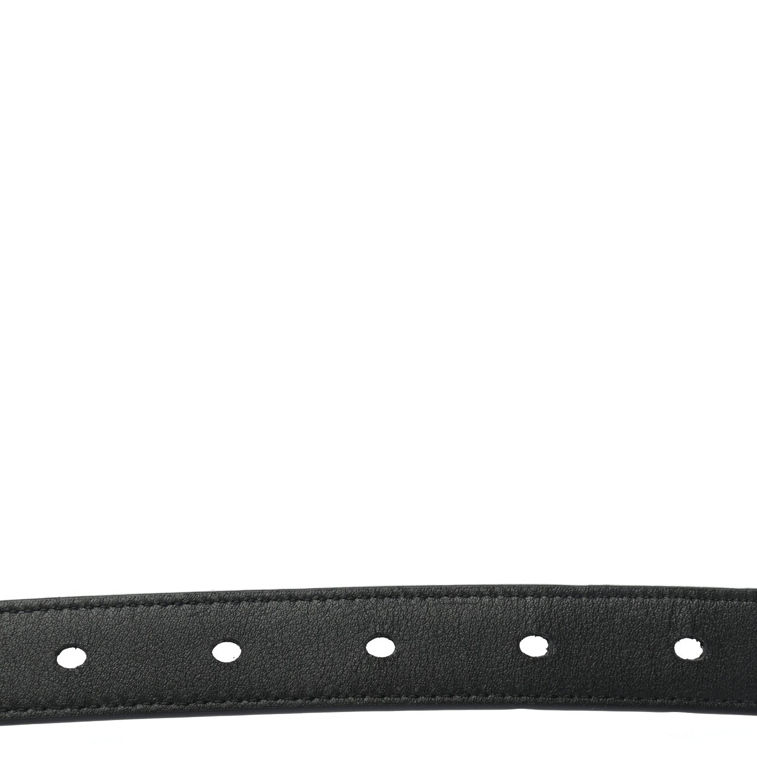 Saint Laurent Smooth Calfskin Monogram Square Buckle Belt 100 40 Black 4 of 6