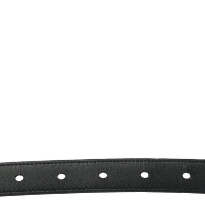 Saint Laurent Smooth Calfskin Monogram Square Buckle Belt 100 40 Black 4 of 6