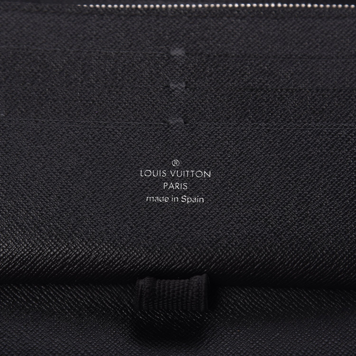 Louis Vuitton Epi Zippy Organizer Wallet Black 8 of 10