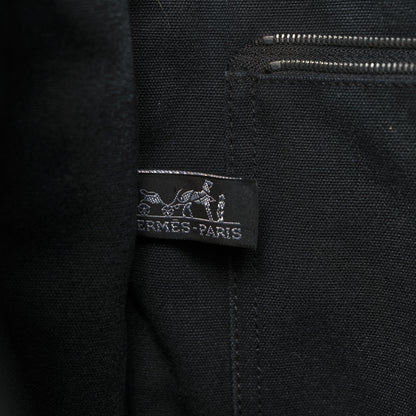 Hermes Canvas Fourre Tout MM Black 6 of 14