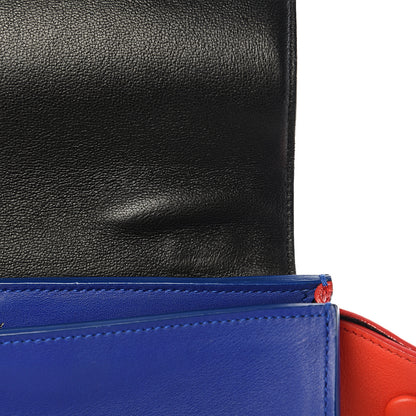 Celine Smooth Calfskin Medium Tri-Color Trapeze Black 8 of 13
