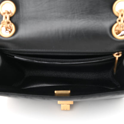 Chanel Aged Calfskin Chevron Quilted 2.55 Reissue Mini Flap Black 5 of 11