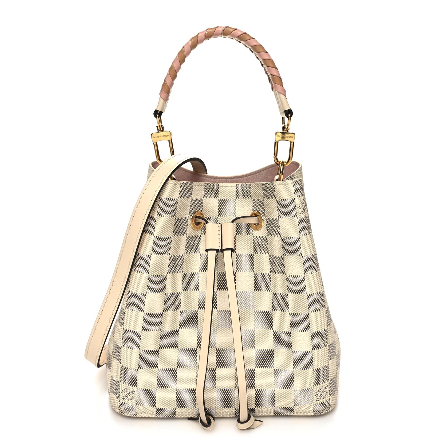 Damier Azur Braided Neonoe BB Pink
