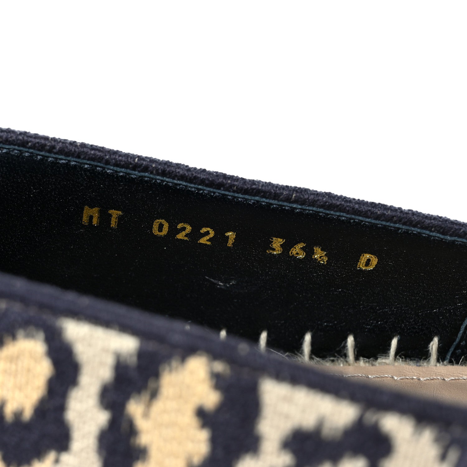 Christian Dior Cotton Embroidered Leopard Print Granville Espadrille 36.5 Natural 7 of 8