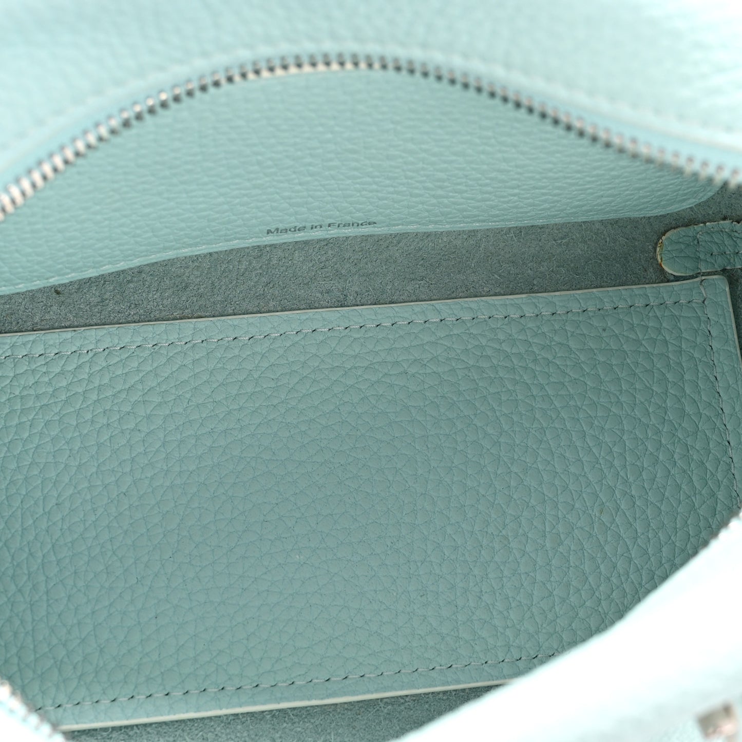 Taurillon Soft Mini Cool Box Satchel Light Blue