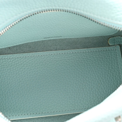 Delvaux Taurillon Soft Mini Cool Box Satchel Light Blue 5 of 13