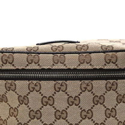 Gucci Monogram Dollar Calfskin Waist Pouch Beige Ebony Testa di Moro Marrone Scuro 8 of 10
