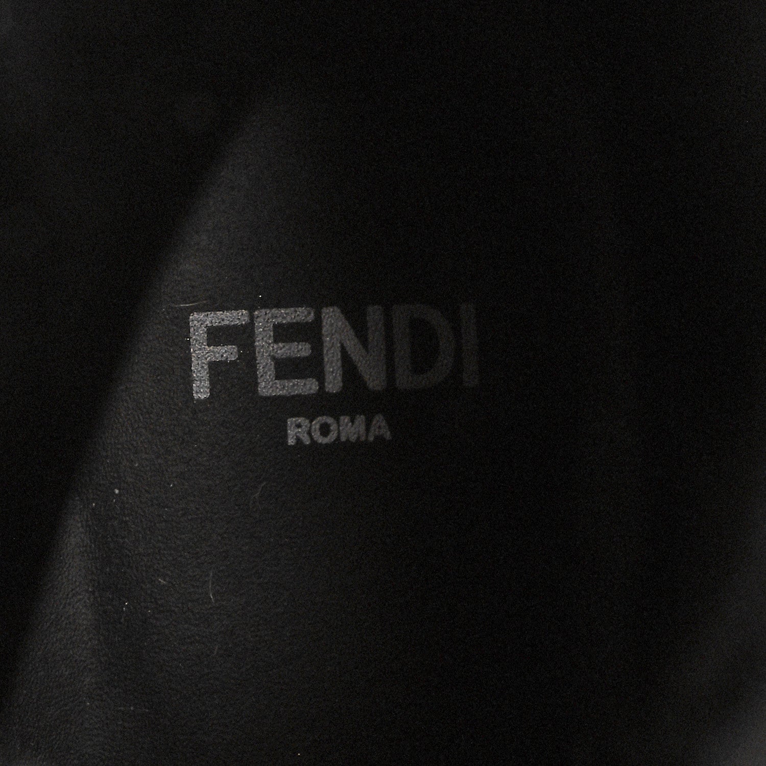 Fendi Vitello FF Embossed Biker Boots 40 Black 7 of 7