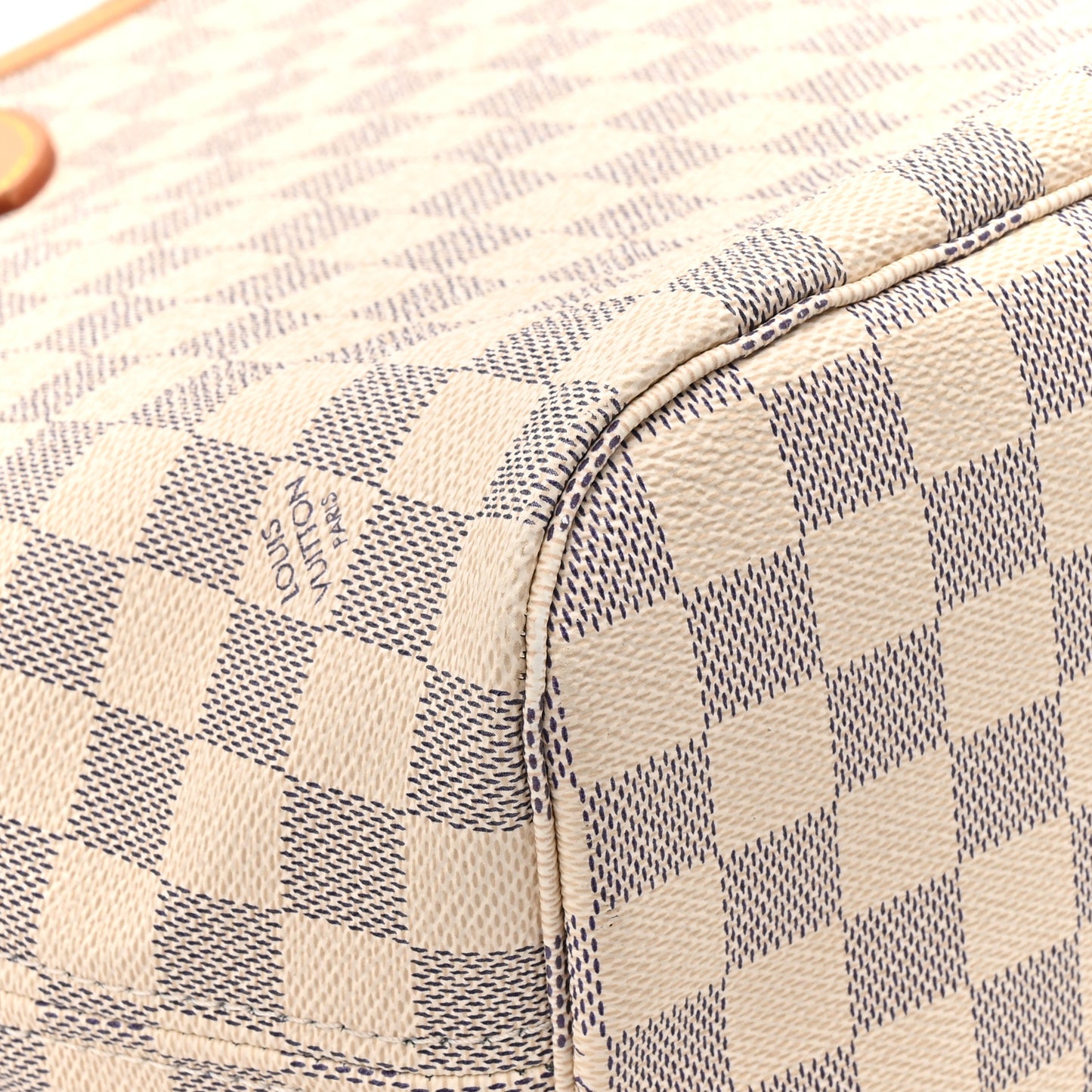 Damier Azur Neo Neverfull MM Rose Ballerine