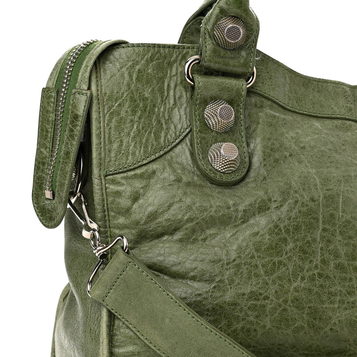 Agneau Giant 21 Silver Hardware City Vert Thyme
