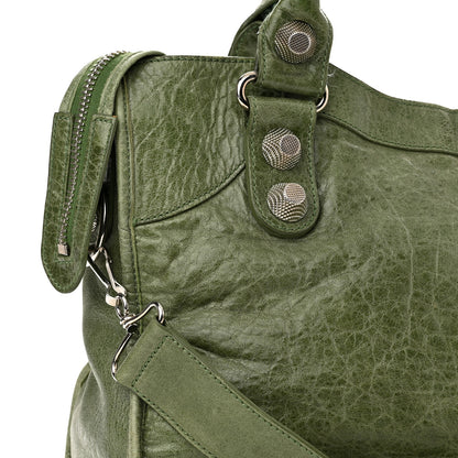 Balenciaga Agneau Giant 21 Silver Hardware City Vert Thyme 11 of 12