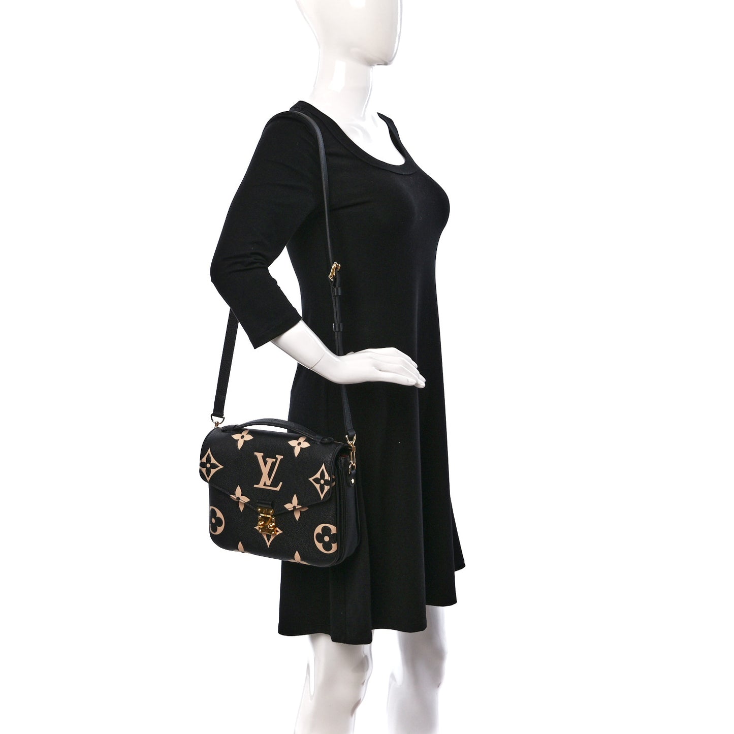 Empreinte Monogram Giant Pochette Metis Black Beige