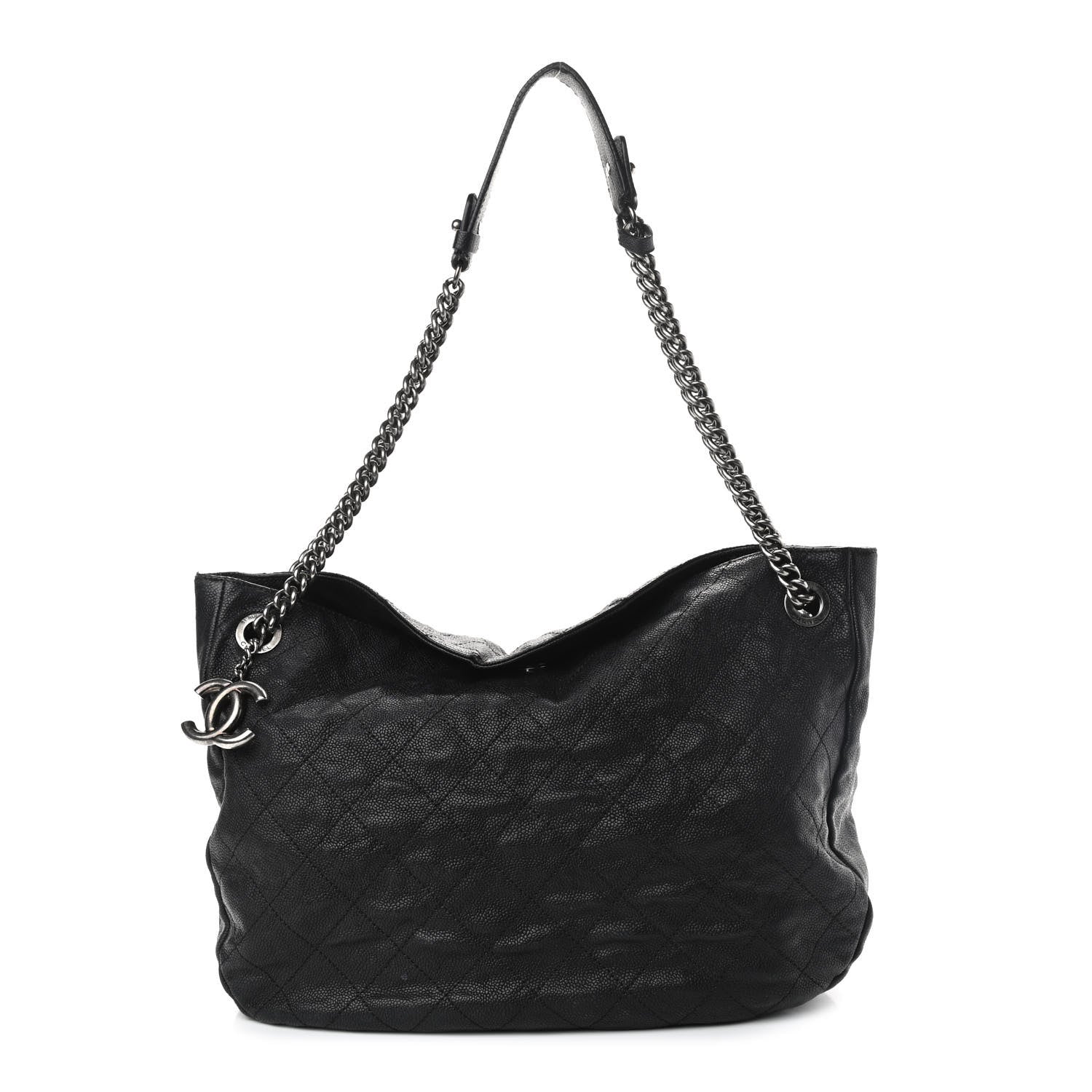 Chanel Caviar Quilted Simply CC Hobo Black 1 of 13