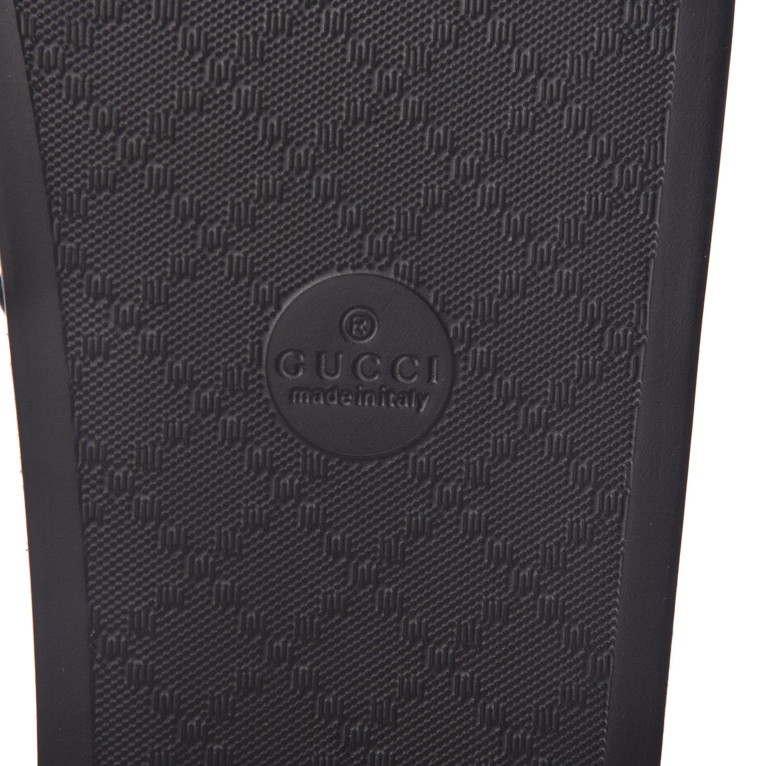Gucci X SEGA Supreme Canvas GUCCY Stars Mens Slide Sandals 10 Black Gold 6 of 8