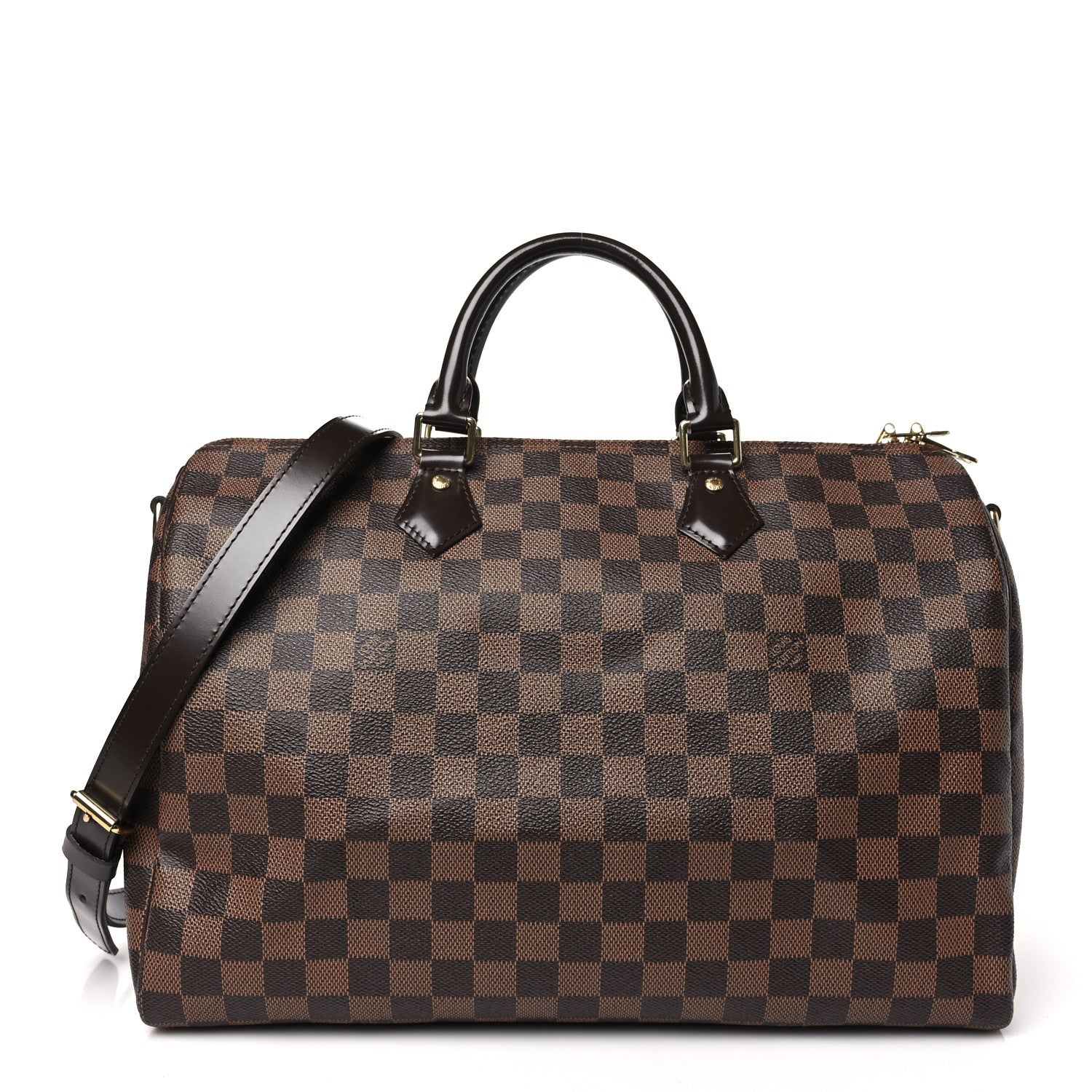 Louis Vuitton Damier Ebene Speedy Bandouliere 35 1 of 9
