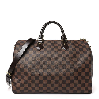 Louis Vuitton Damier Ebene Speedy Bandouliere 35 1 of 9