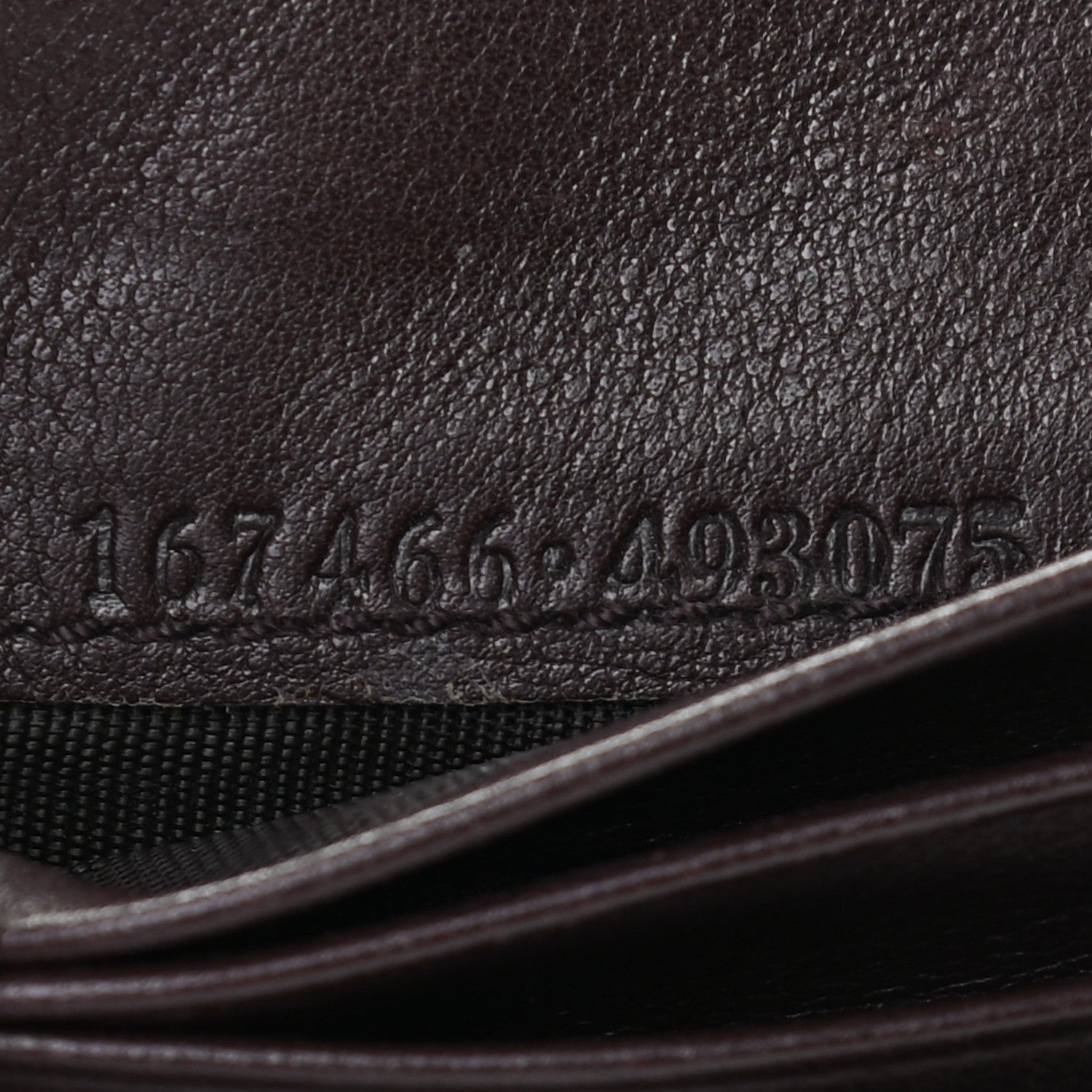 Gucci Guccissima Princy Compact French Flap Wallet Dark Brown 6 of 6