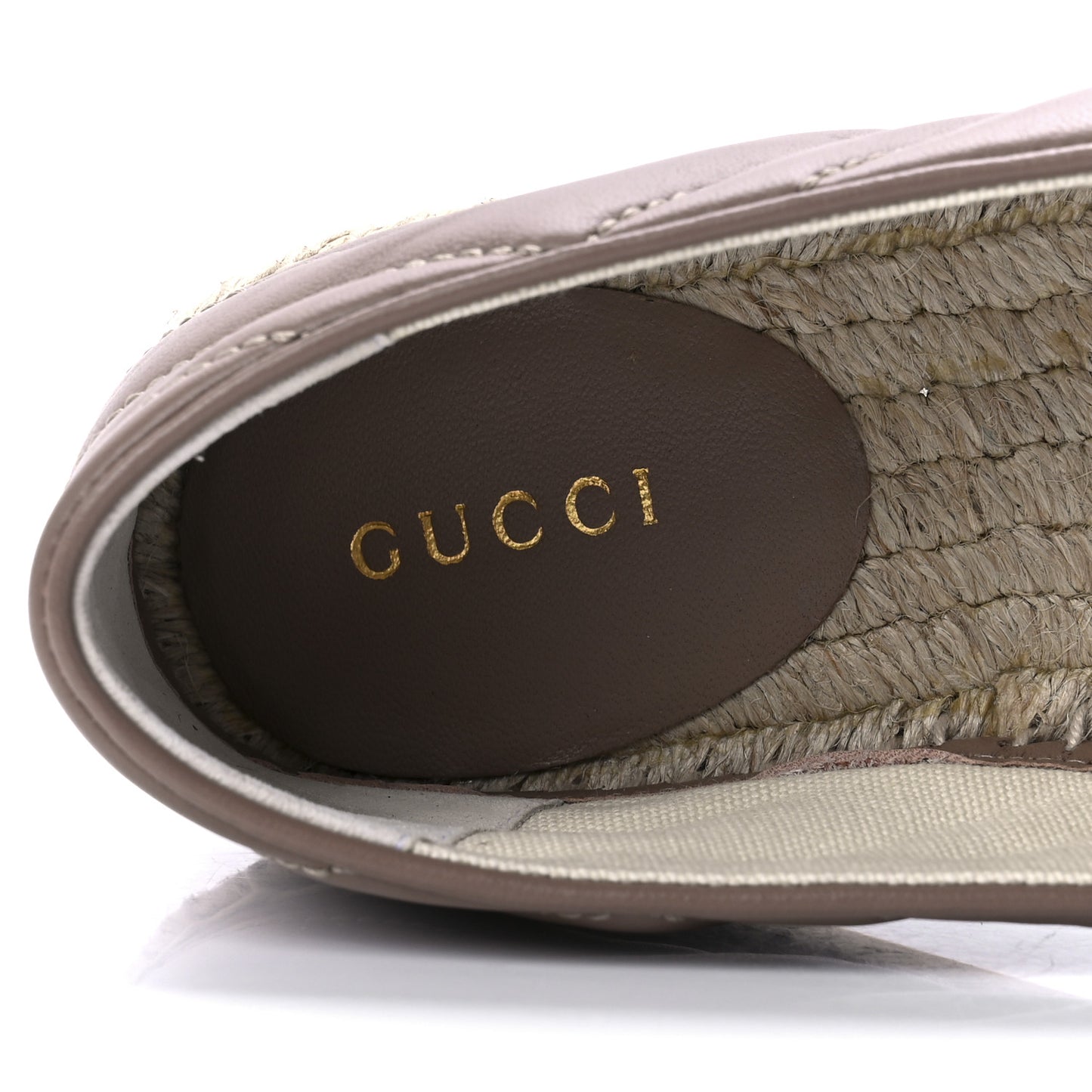 Nappa Matelasse GG Marmont Espadrilles 37 Porcelain Rose