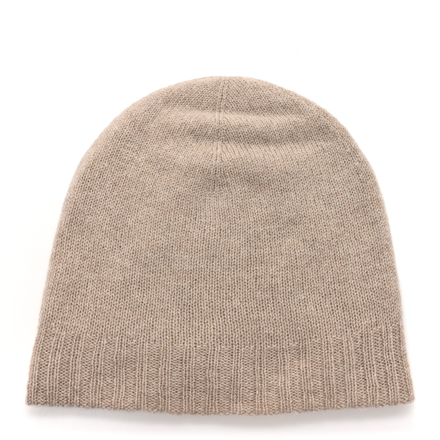 Chanel Cashmere CC Beanie Hat Beige Black 3 of 5