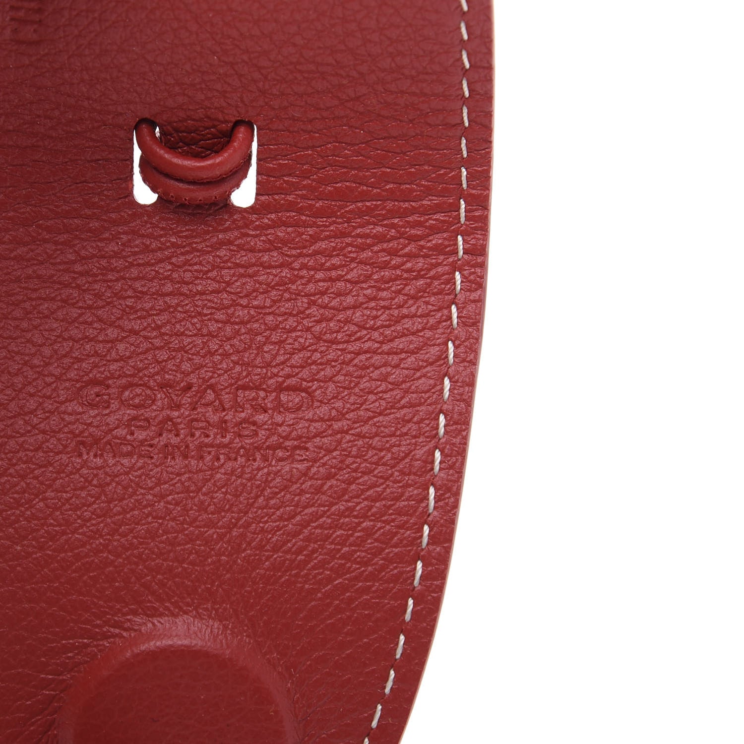 Goyard Calfskin Bag Clip Red 4 of 6