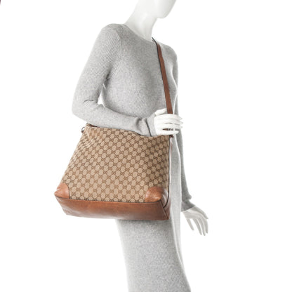 Gucci Monogram Old Libeccio Medium Miss GG Hobo Beige Ebony Light Brown 2 of 8