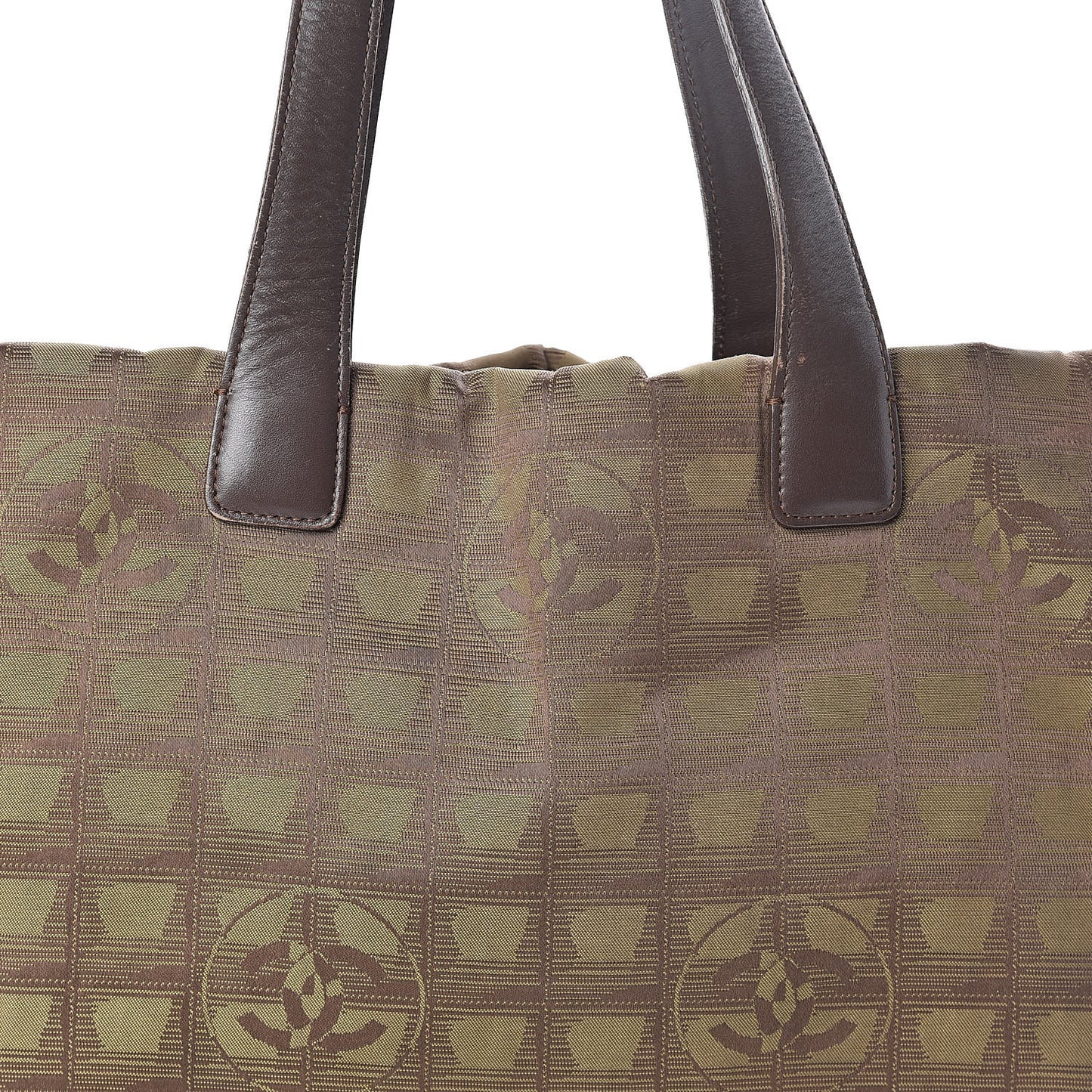 Nylon Medium Travel Tote Khaki
