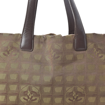 Chanel Nylon Medium Travel Tote Khaki 8 of 15