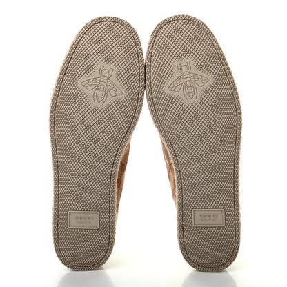 Gucci GG Monogram Mens Fria Horsebit Loafers 9 Beige Ruggine 5 of 8