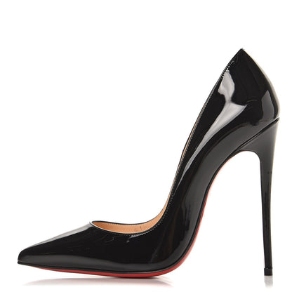 Christian Louboutin Patent So Kate 120 Pumps 37 Black 1 of 9