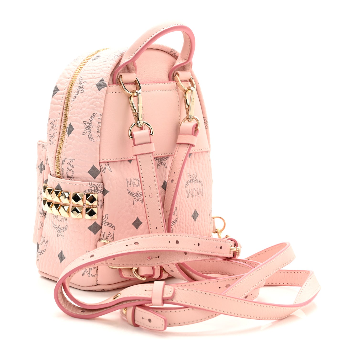 Visetos Side Stud X-Mini Stark Bebe Boo Backpack Soft Pink