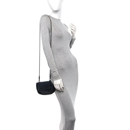 Bottega Veneta Nappa Intrecciato Mini Chain Messenger Black 2 of 12