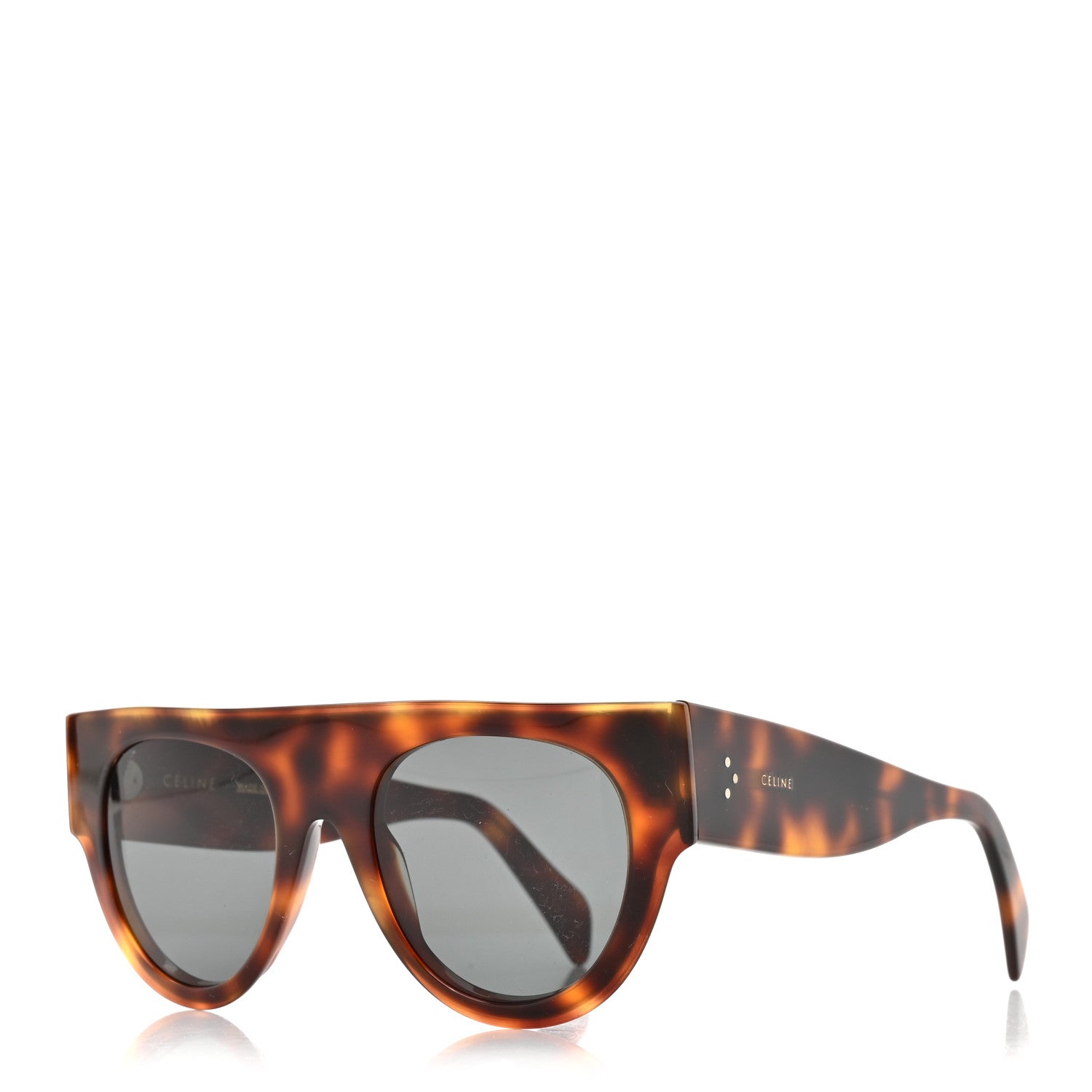 Celine Shadow Sunglasses CL40012I Tortoise 1 of 14