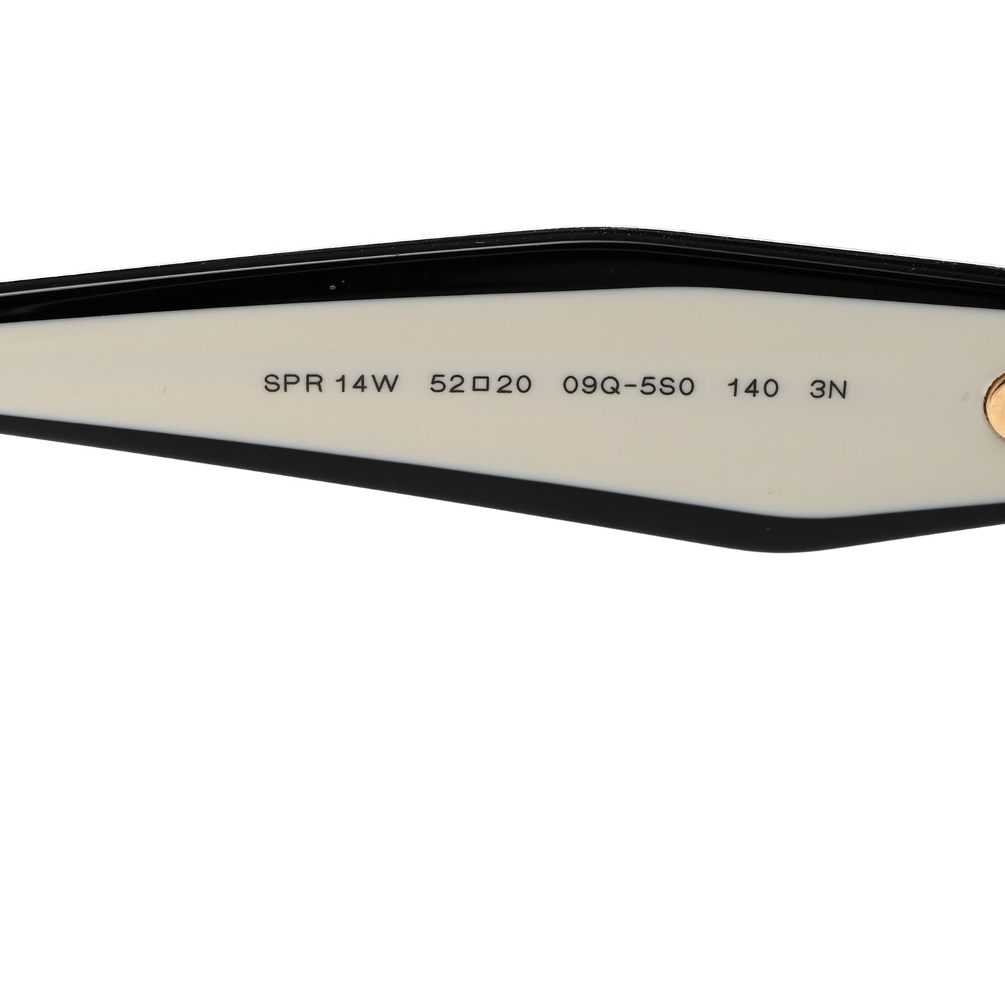 Acetate Sunglasses SPR 14W Black White