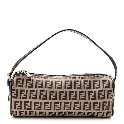 Fendi Zucchino Pochette Dark Brown 1 of 9