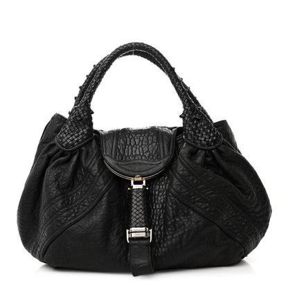 Fendi Nappa Nuvolata Spy Black 1 of 19