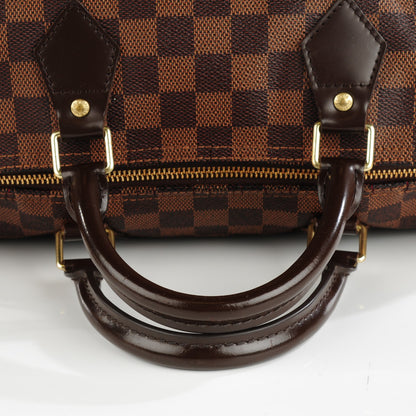 Louis Vuitton Damier Ebene Speedy 30 3 of 9