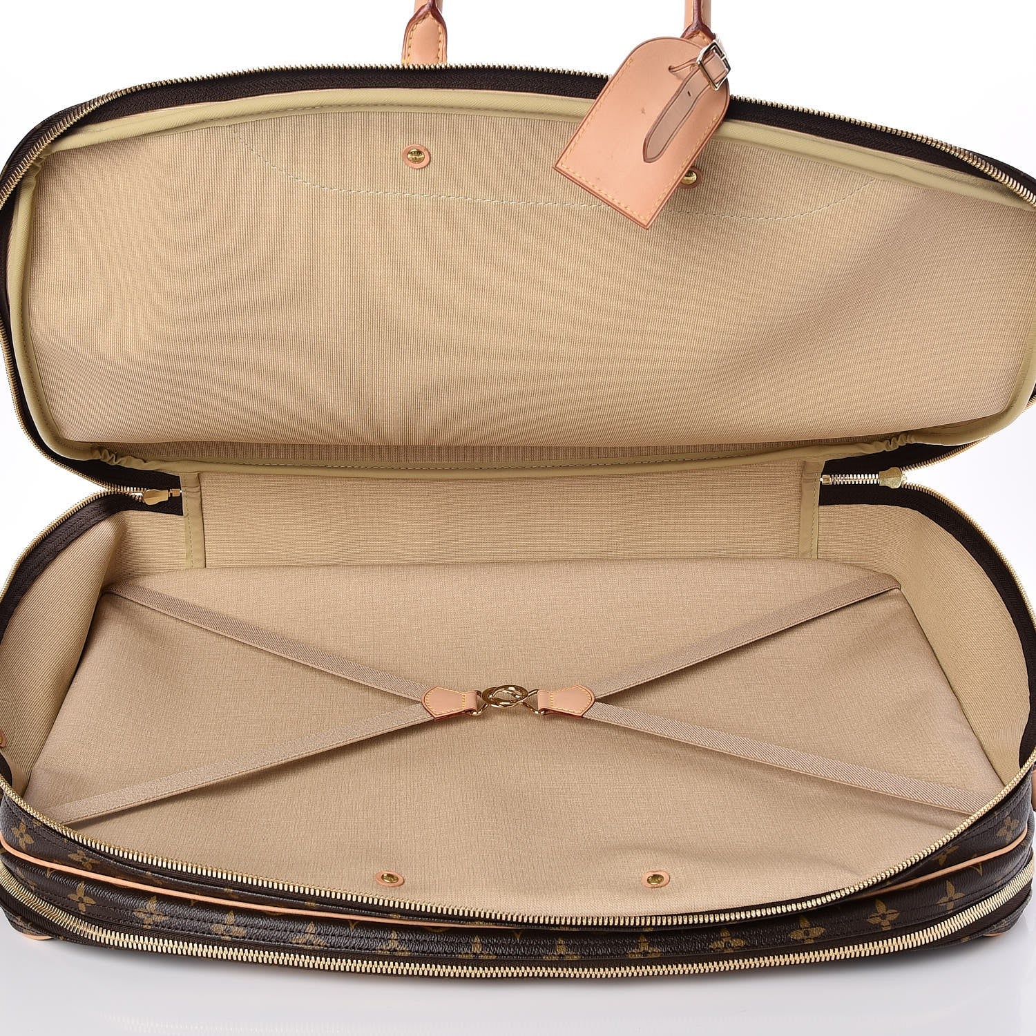 Louis Vuitton Monogram Alize 2 Compartment Luggage Travel Bag 5 of 9