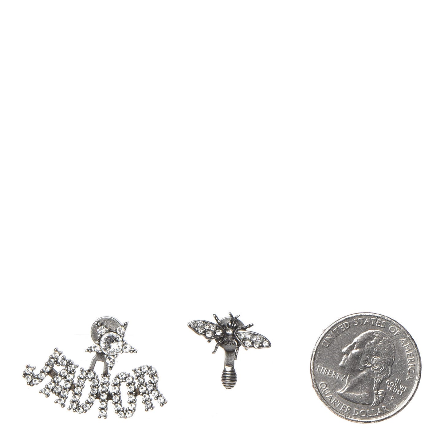 Palladium Crystal J'adior Earrings