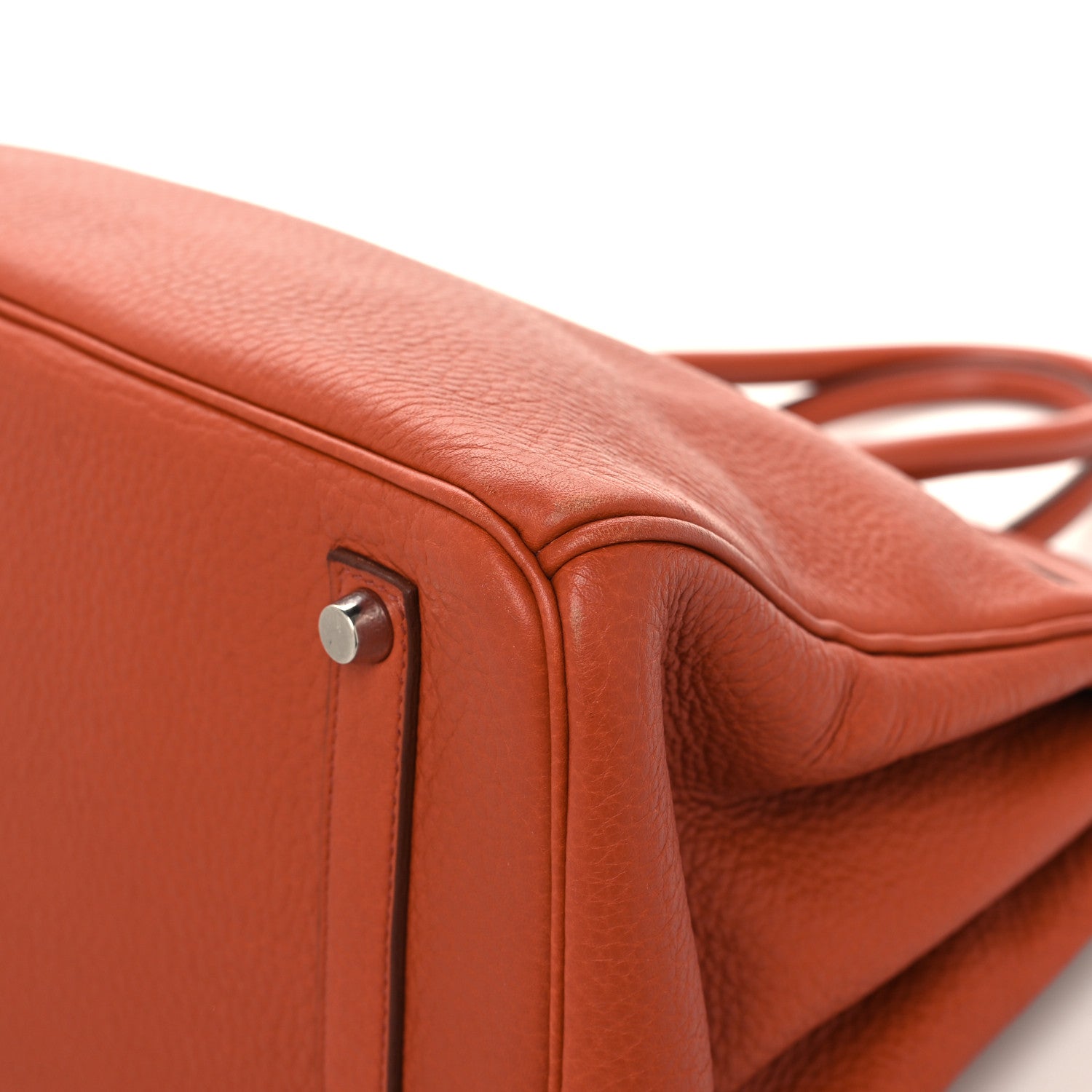 Hermes Taurillon Clemence Birkin 35 Brique 12 of 14