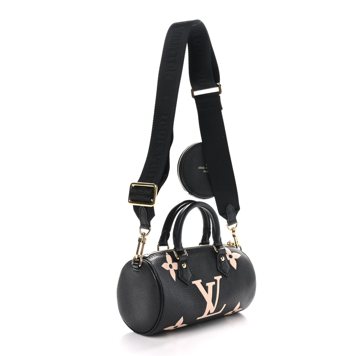 Louis Vuitton Empreinte Monogram Giant Papillon BB Black Beige 3 of 9