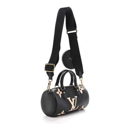 Louis Vuitton Empreinte Monogram Giant Papillon BB Black Beige 3 of 9