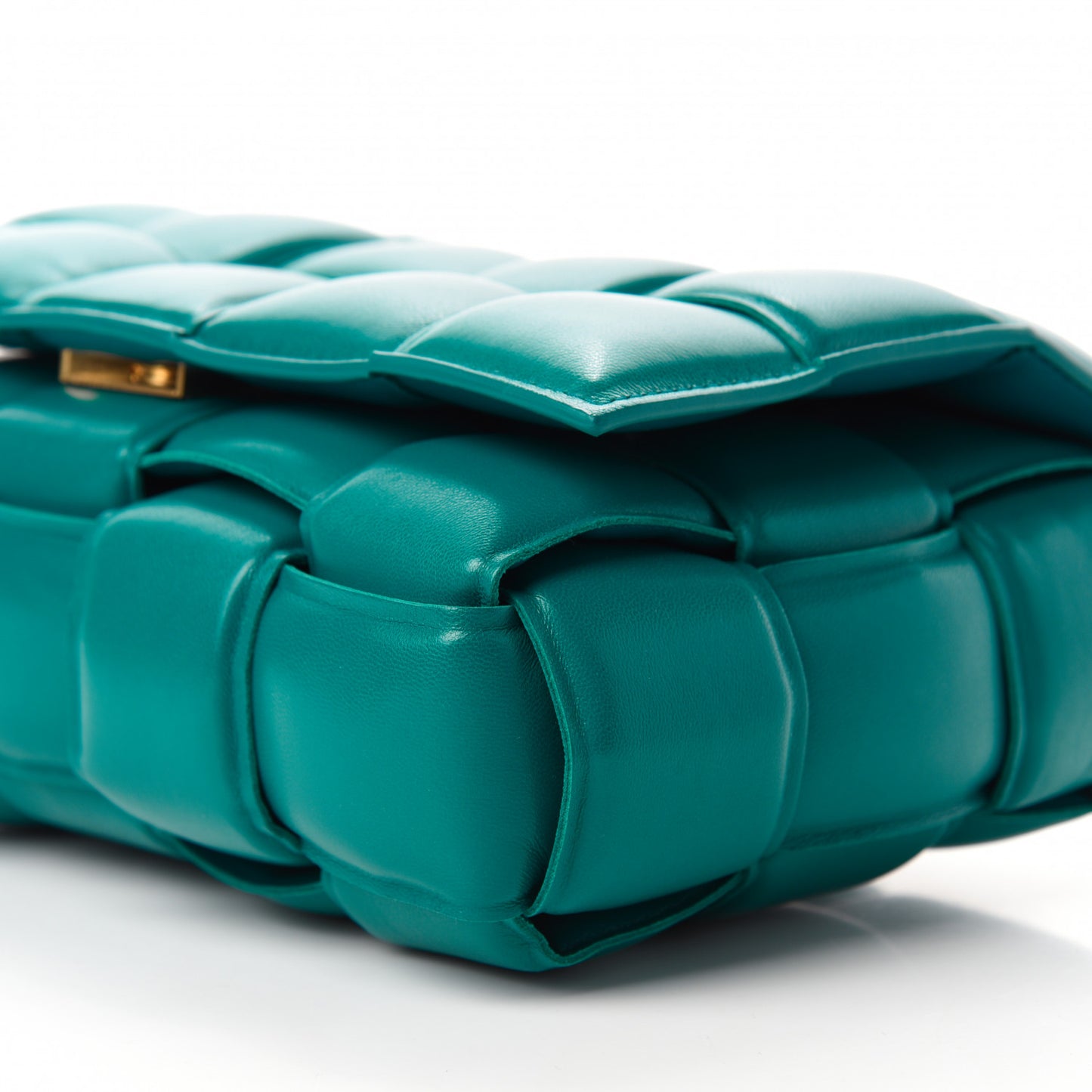 Nappa Maxi Intreccio Padded Cassette Crossbody Bag
