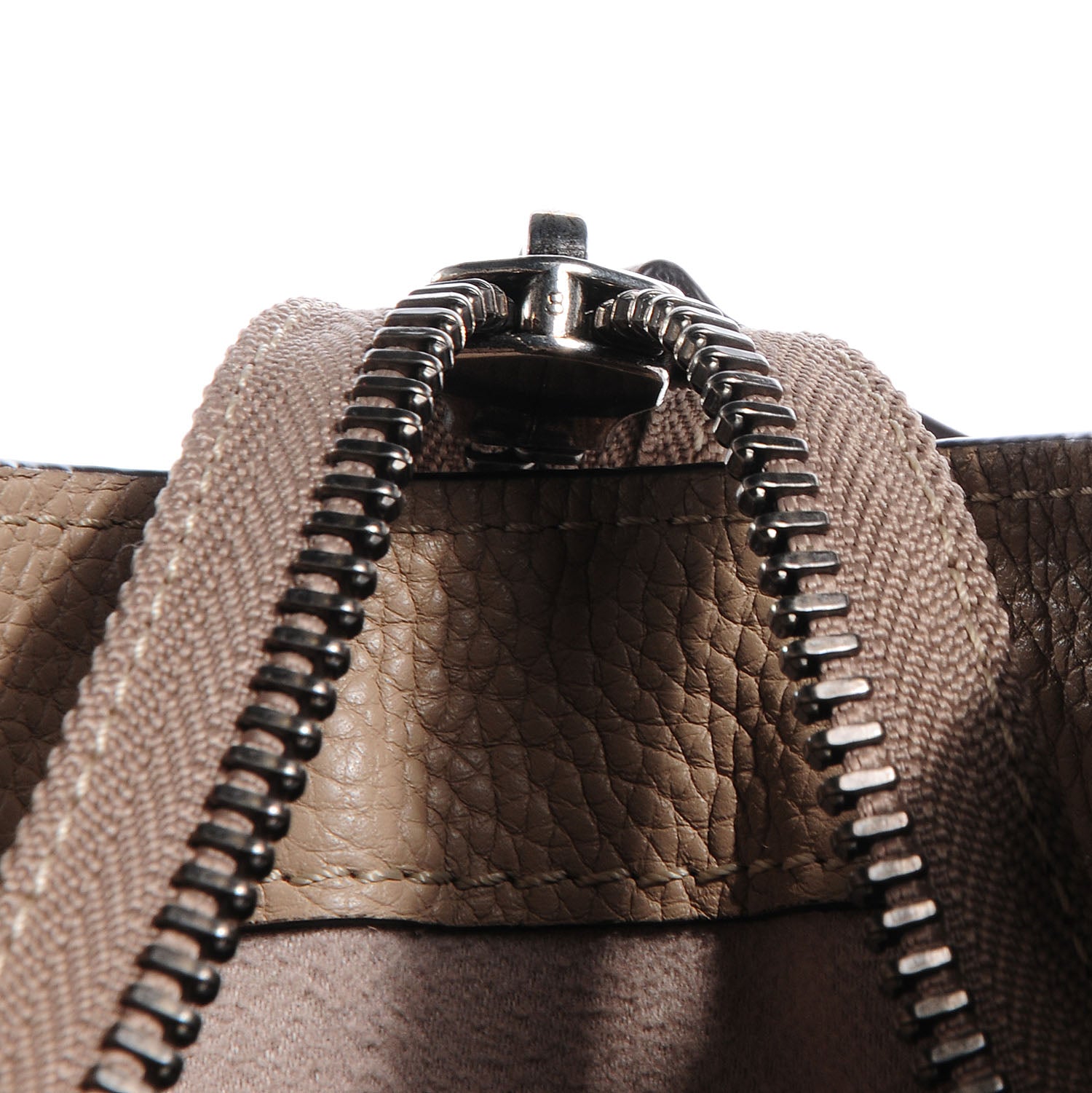 Celine Drummed Calfskin Mini Luggage Dune 6 of 10